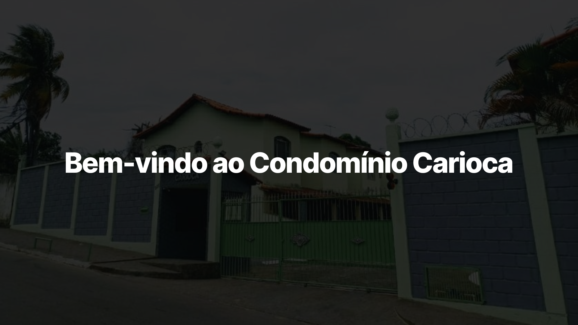 Bem-vindo ao Condomínio Carioca